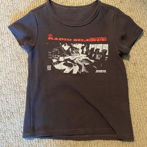 Y2K Brandy Melville Hailie Radio Silence Tee